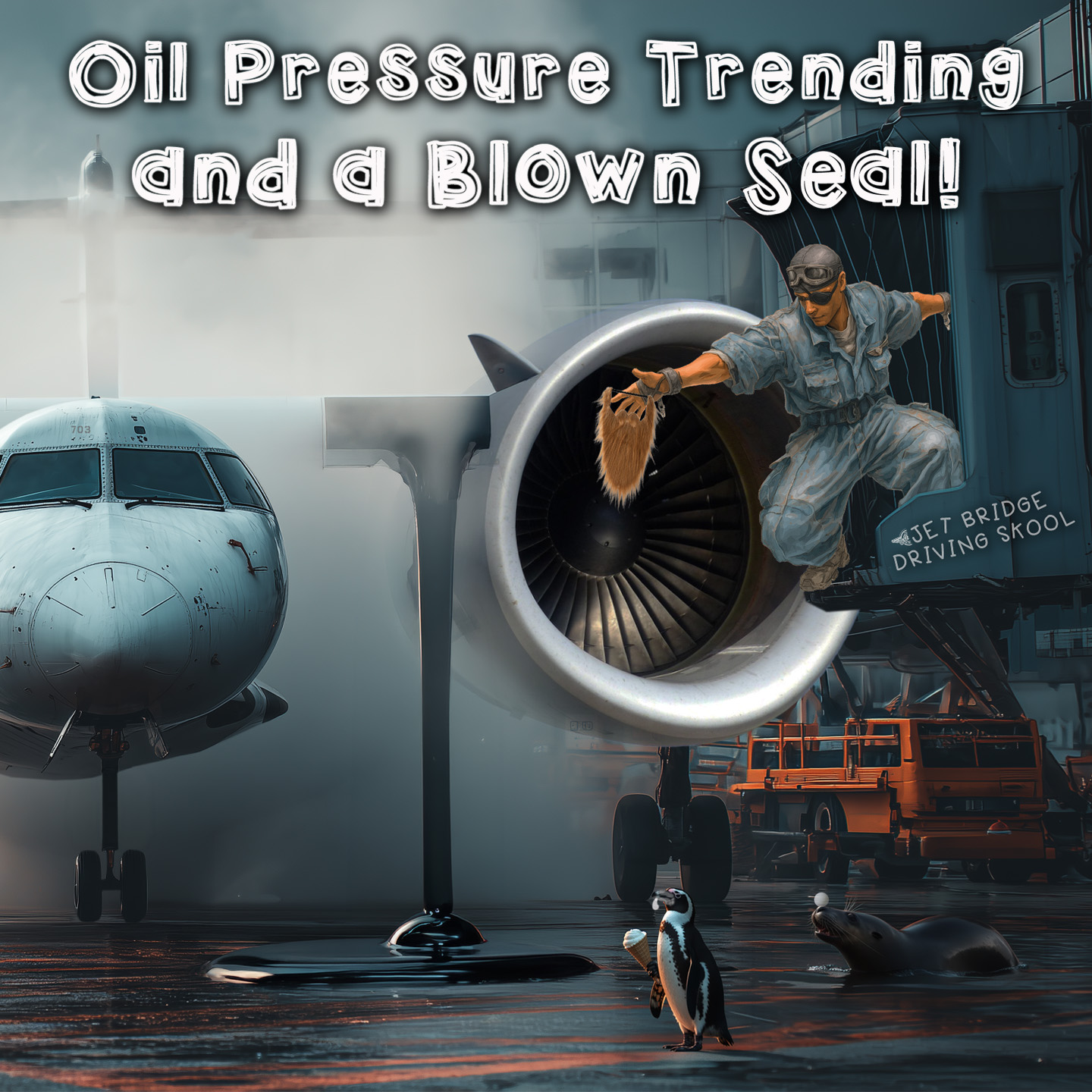 APG 703 – Oil Pressure Trending Up and a Blown Seal!